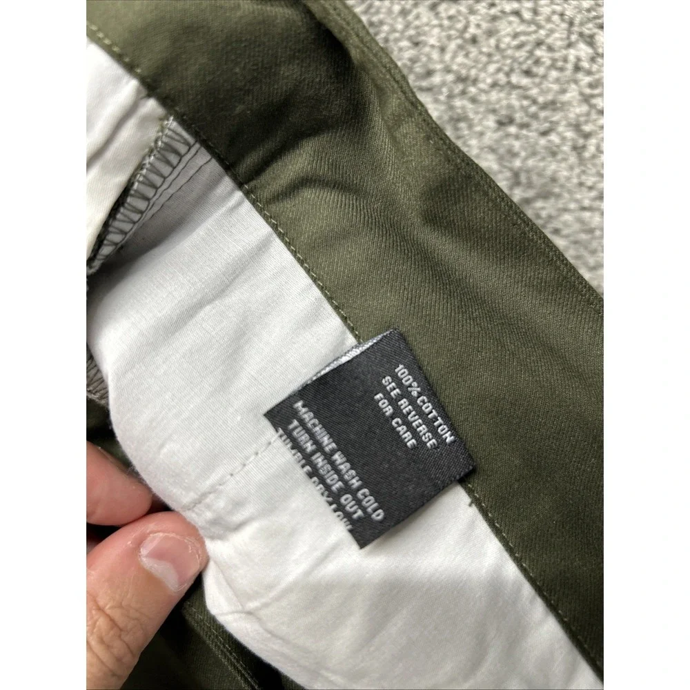 Sago Studio Elenor Pants Mens 33x29 Olive Green Embroidered Dress Pants